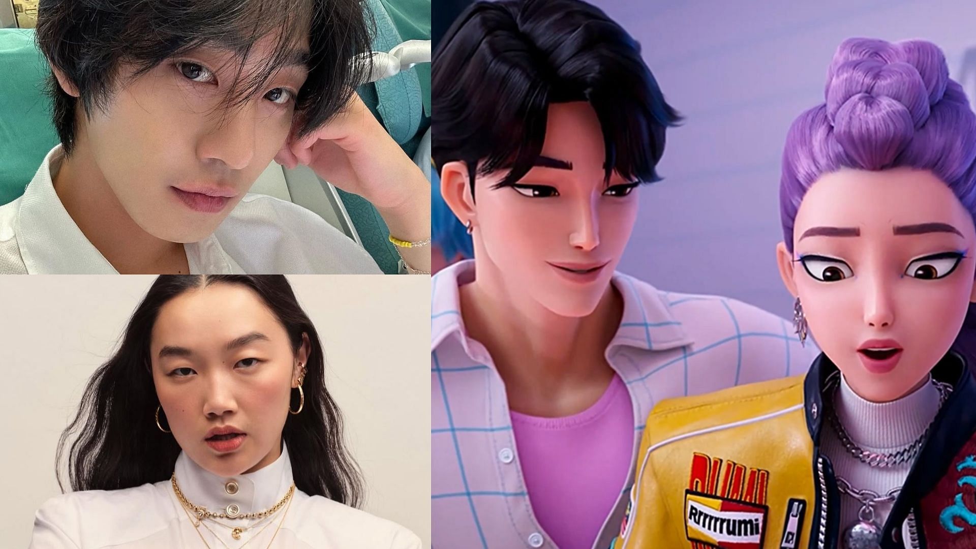 Ahn Hyo-seop and Audrey Nuna voiced in KPop Demon Hunters (Image via Netflix, Instagram/@audreynuna, @imhyoseop)