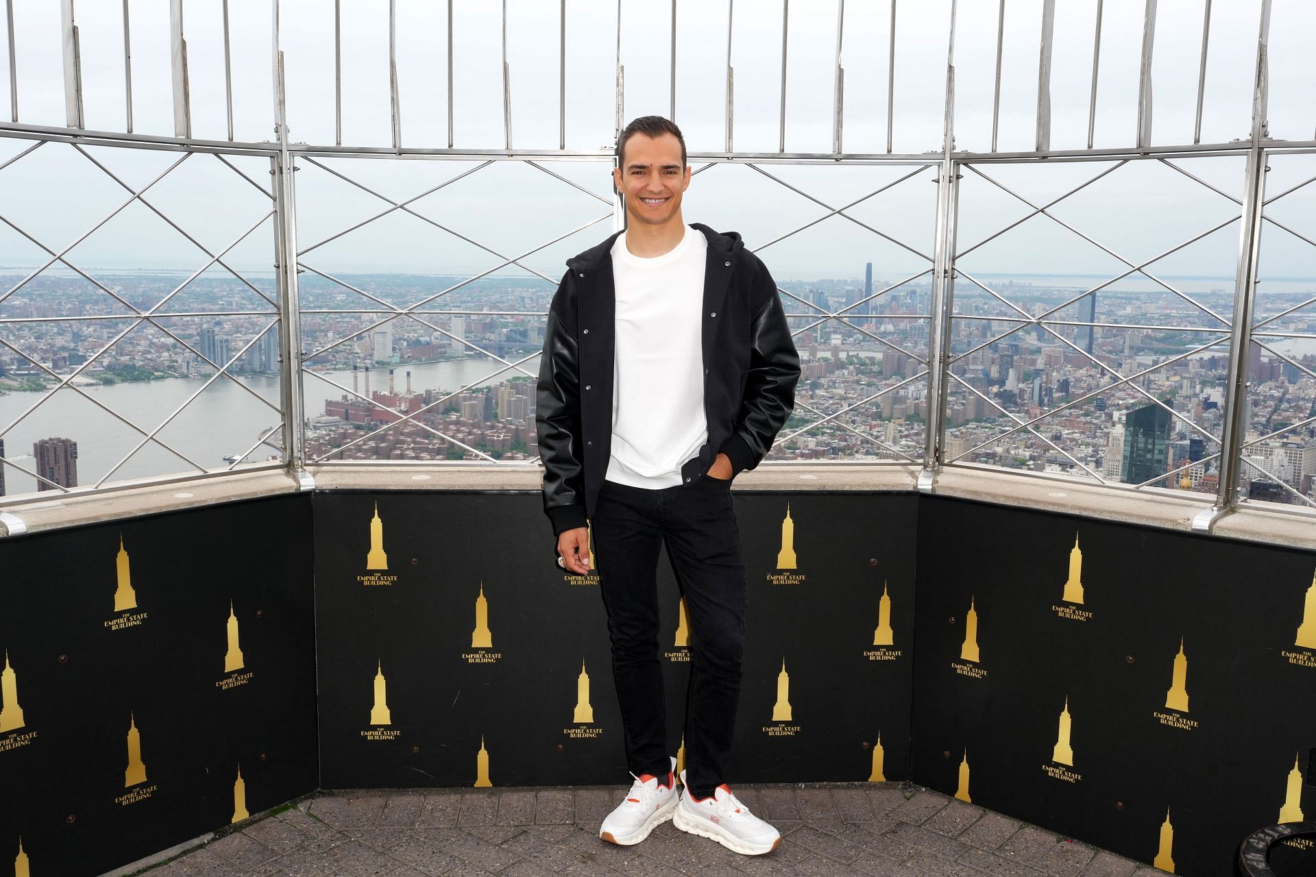 Indy 500 Winner Alex Palou Visits The Empire State Building - Source: Getty