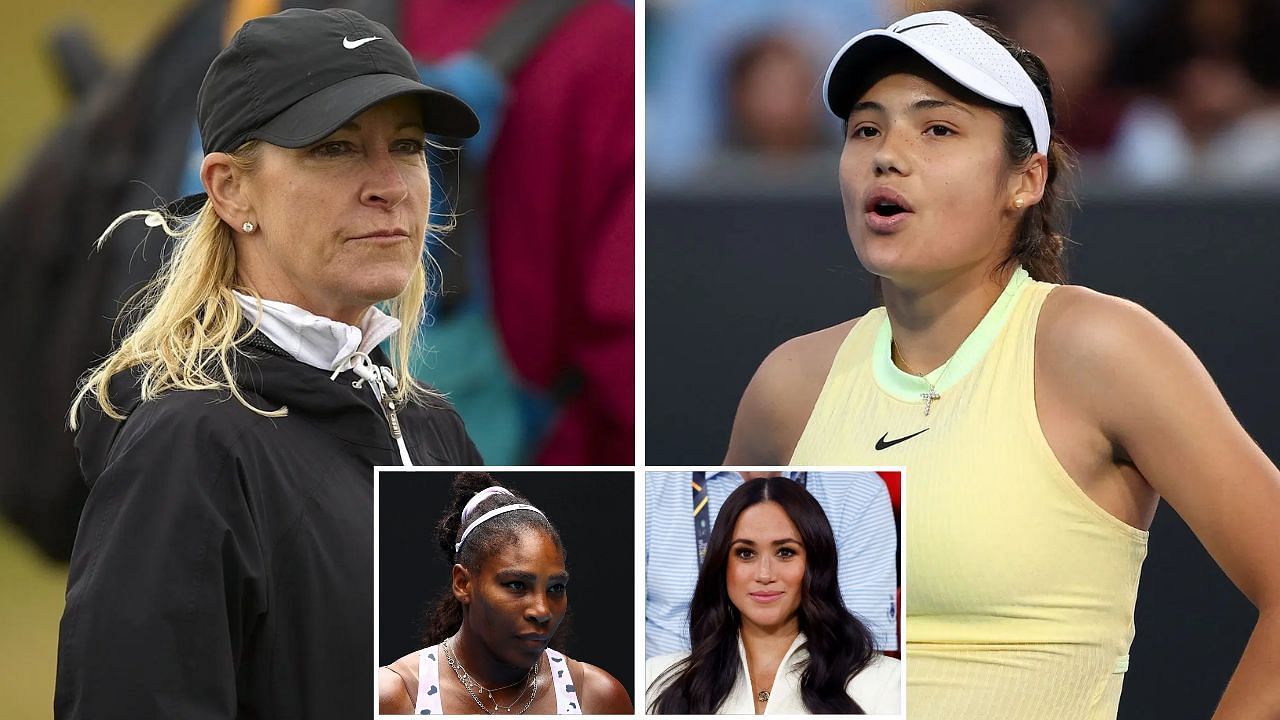 Chris Evert Serena Williams Meghan Markle Emma Raducanu 