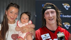 Trevor Lawrence's wife Marissa recreates her adorable childhood memory with daughter Shae [Pics]
