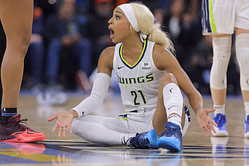 "Trash play from a dirty player" - WNBA fans condemn DiJonai Carrington's "reckless" plays in loss to Storm
