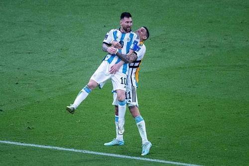 Lionel Messi and Angel Di Maria