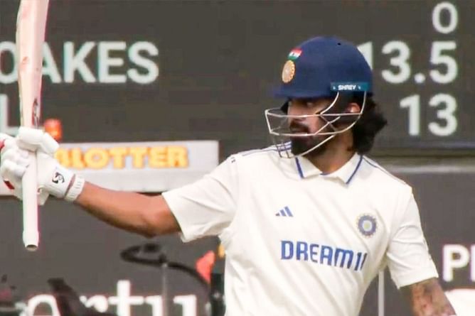 KL Rahul brings up his 19th first-class hundred on Day 1 of ENG-L vs IND-A 2nd unofficial Test [Watch]