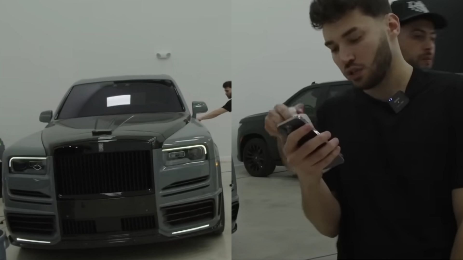 Adin Ross is potentially taking legal action against a car dealer (Images via Adin Live/YouTube)