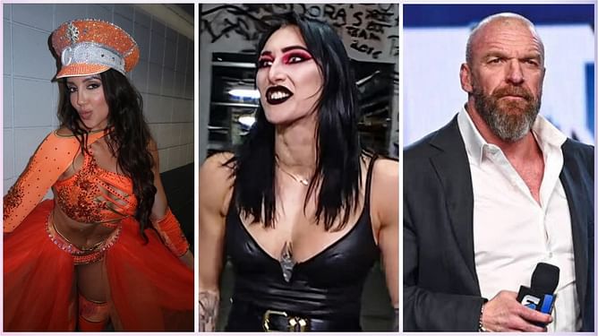 Chelsea Green breaks character to react to Rhea Ripley hitting out about Triple H criticism