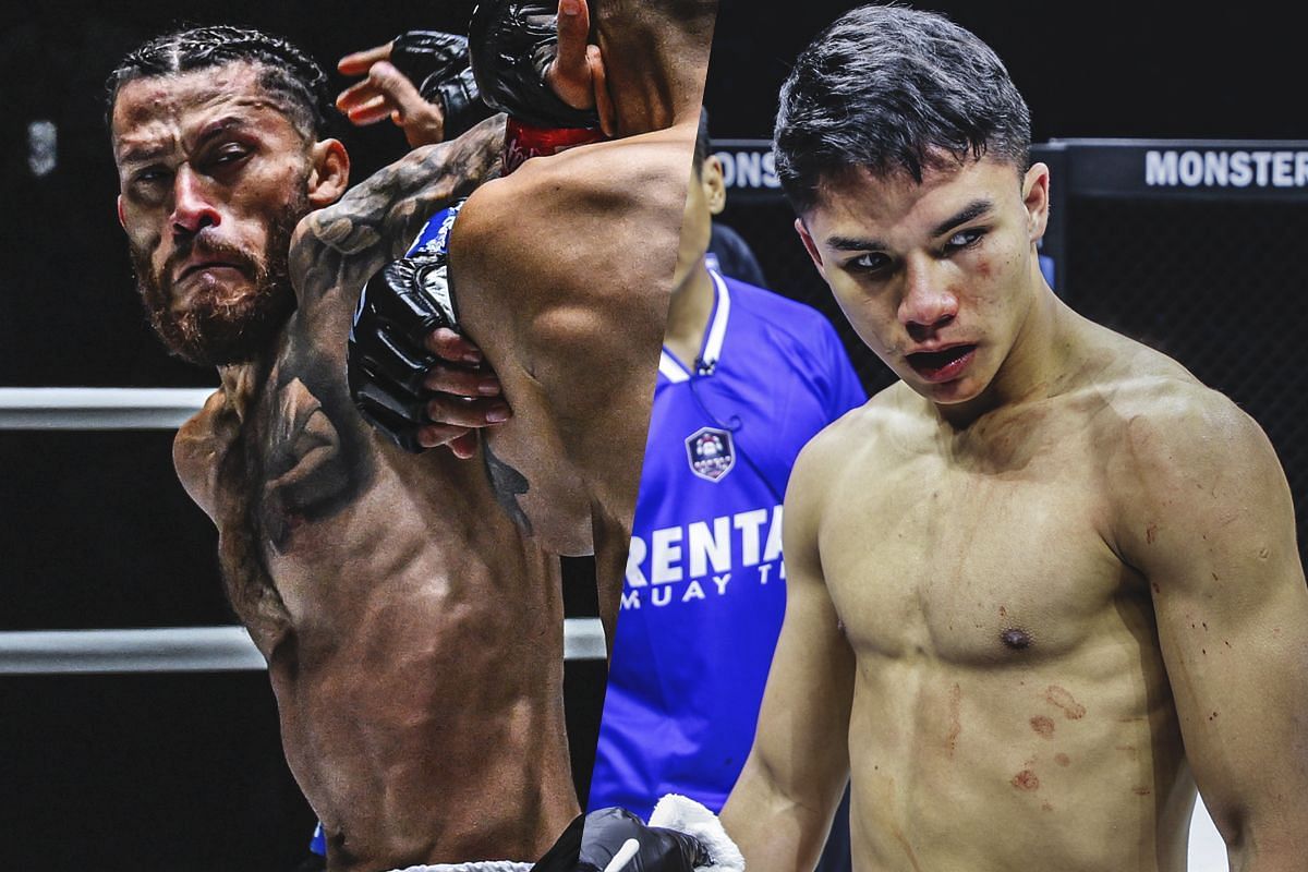 Diego Paez (L) says he is ready to take Johan Ghazali (R) head-on at ONE Fight Night 32. -- Photo by ONE Championship