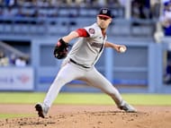 Mackenzie Gore in action against the Los Angeles Dodgers - Source: Getty