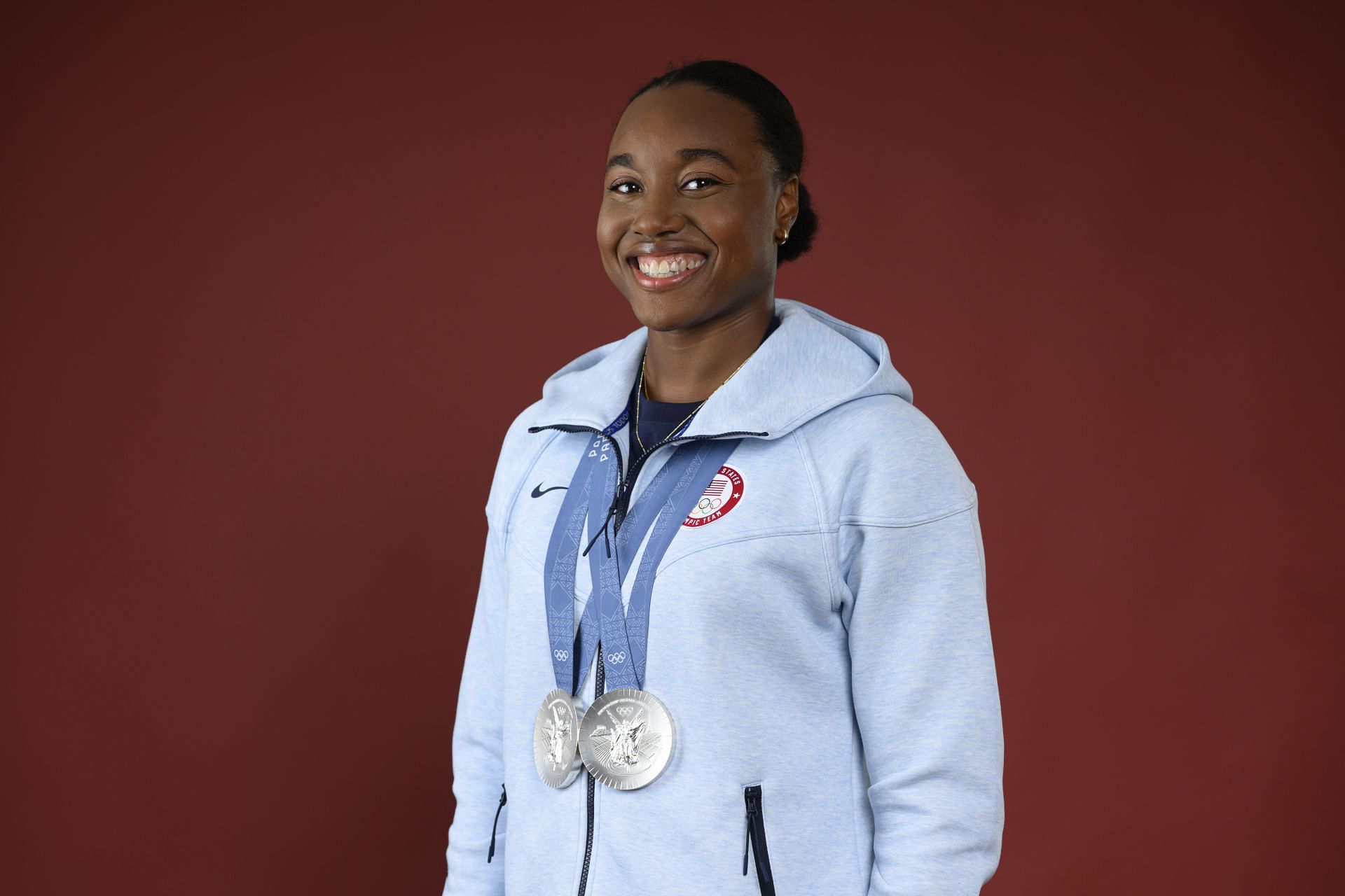 Simone Manuel after the Paris Olympics [Image Source: Getty]