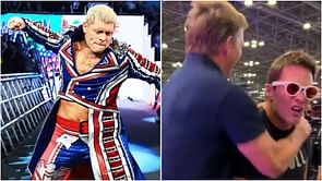 Tom Brady pays Cody Rhodes tribute; Eli Manning viciously attacks him in hilarious footage