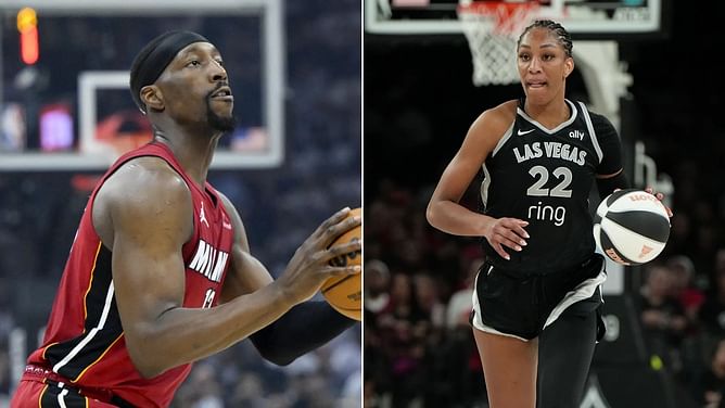 "Big Steppa": A'ja Wilson's boyfriend, Bam Adebayo, trolls Aces star's outfit choice with hilarious reference