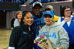 Jordan Chiles features in UCLA's major collegiate milestone, draws reaction from mother Gina