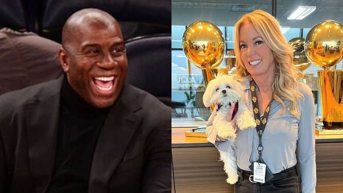 Magic Johnson can’t hide true feelings on why Jeanie Buss sold the Lakers to Mark Walter for $10B in ecstatic message