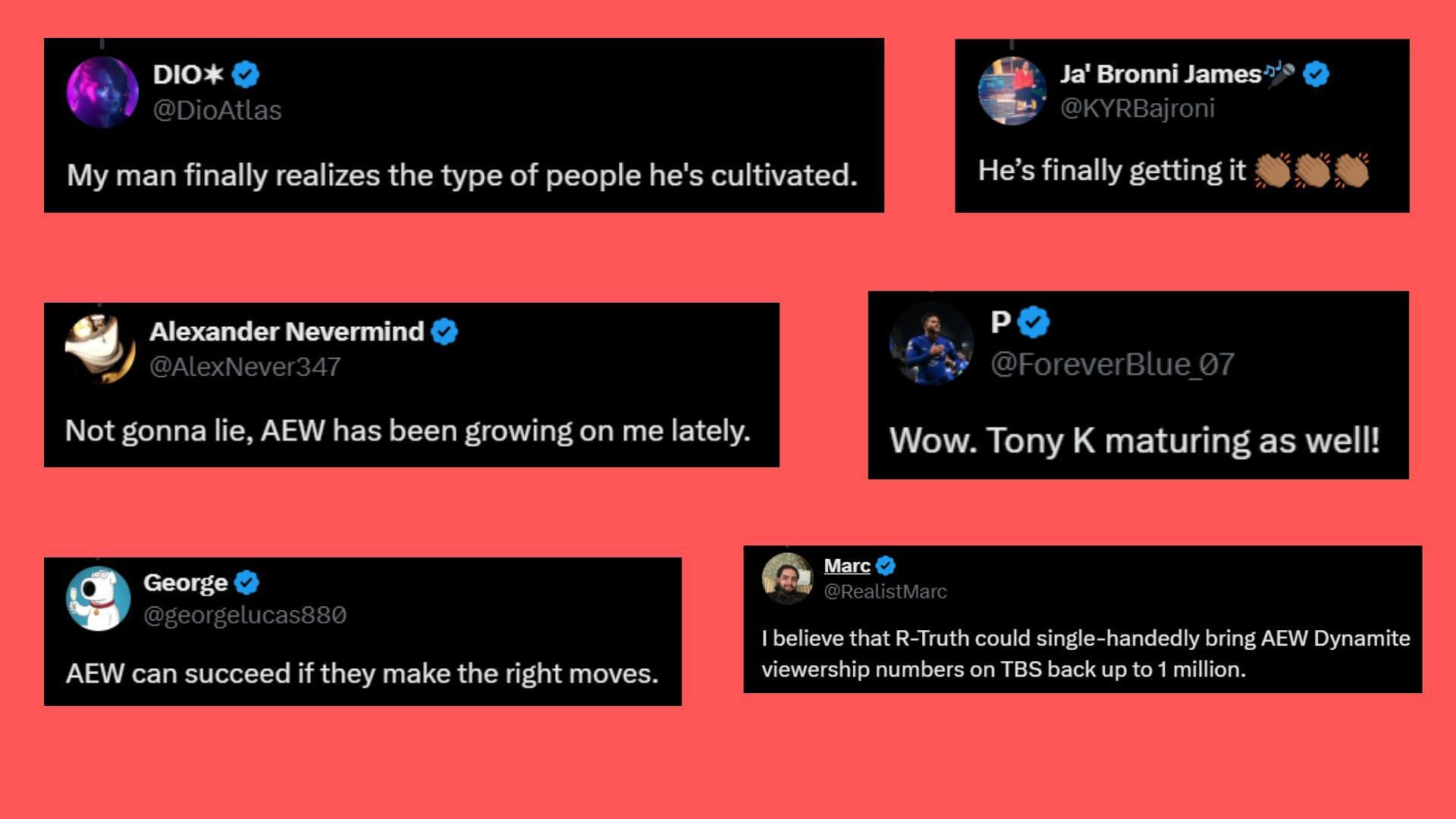 Fans reacted to Tony Khan&#039;s comments [Credit: Fan reactions on X]