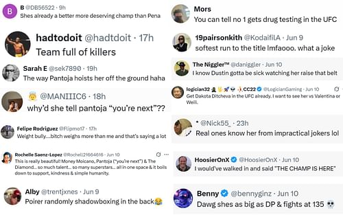 Fan reactions. [Screenshots courtesy: @acdmma_ on X]
