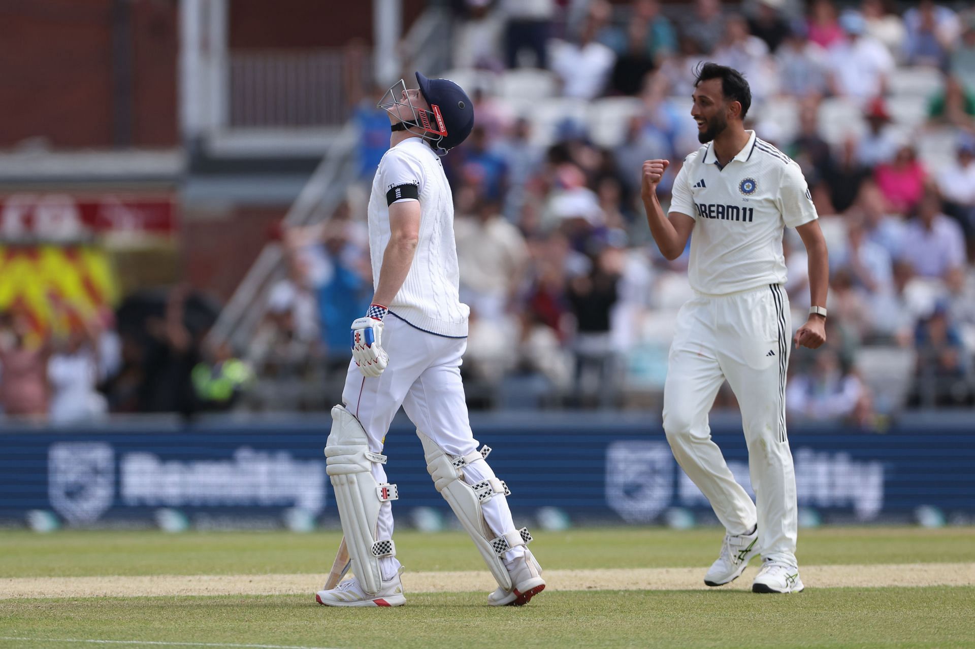 Prasidh Krishna didn&#039;t bowl a single maiden over in the first Test against England. [P/C: Getty]
