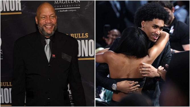 Ron Harper clowns online heckler for calling him 'bad father' after Dylan Harper's mom goes viral at NBA draft: "Like I really care fanboy"