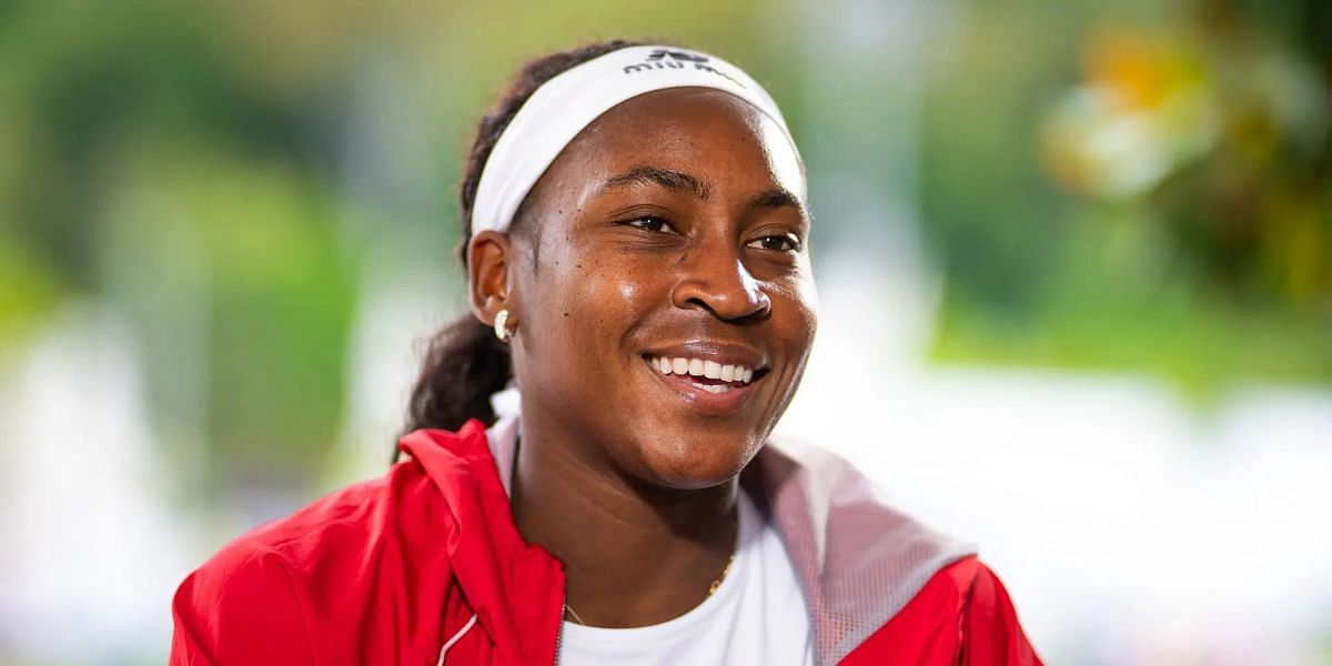 Coco Gauff made a hilarious admission about a trick shot she hit during Wimbledon practice (Source: Getty)