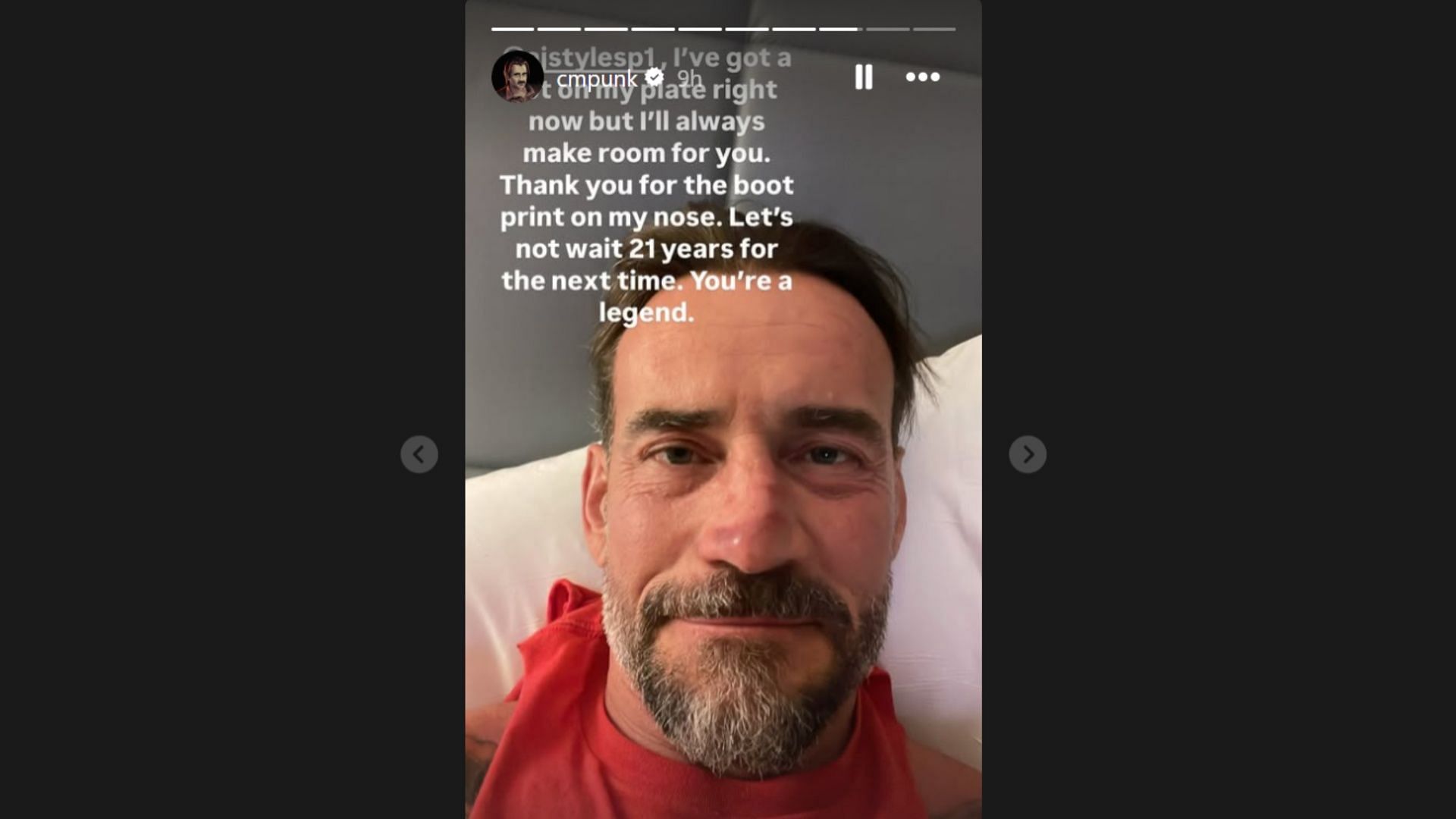 CM Punk sends a message to AJ Styles [Image Credits: CM Punk&#039;s Instagram]
