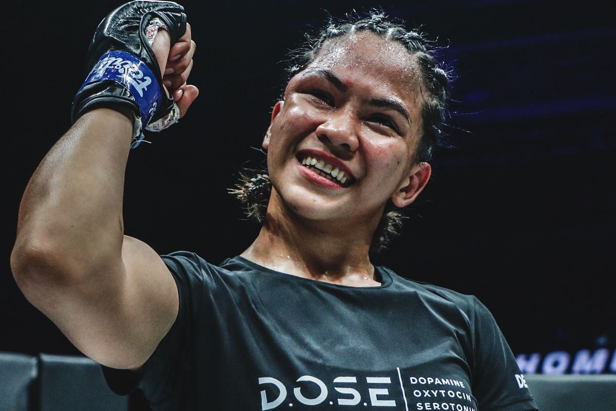 Denice Zamboanga wants to champion female fighters in MMA. [Photo from ONE Championship]