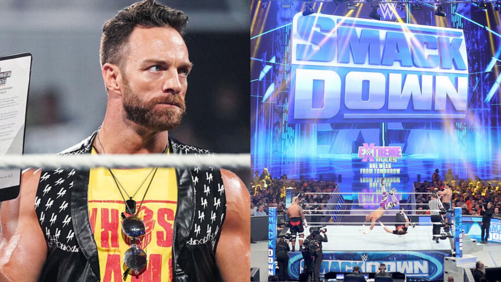 LA Knight is a member of WWE SmackDown [Image Credits: WWE.com]