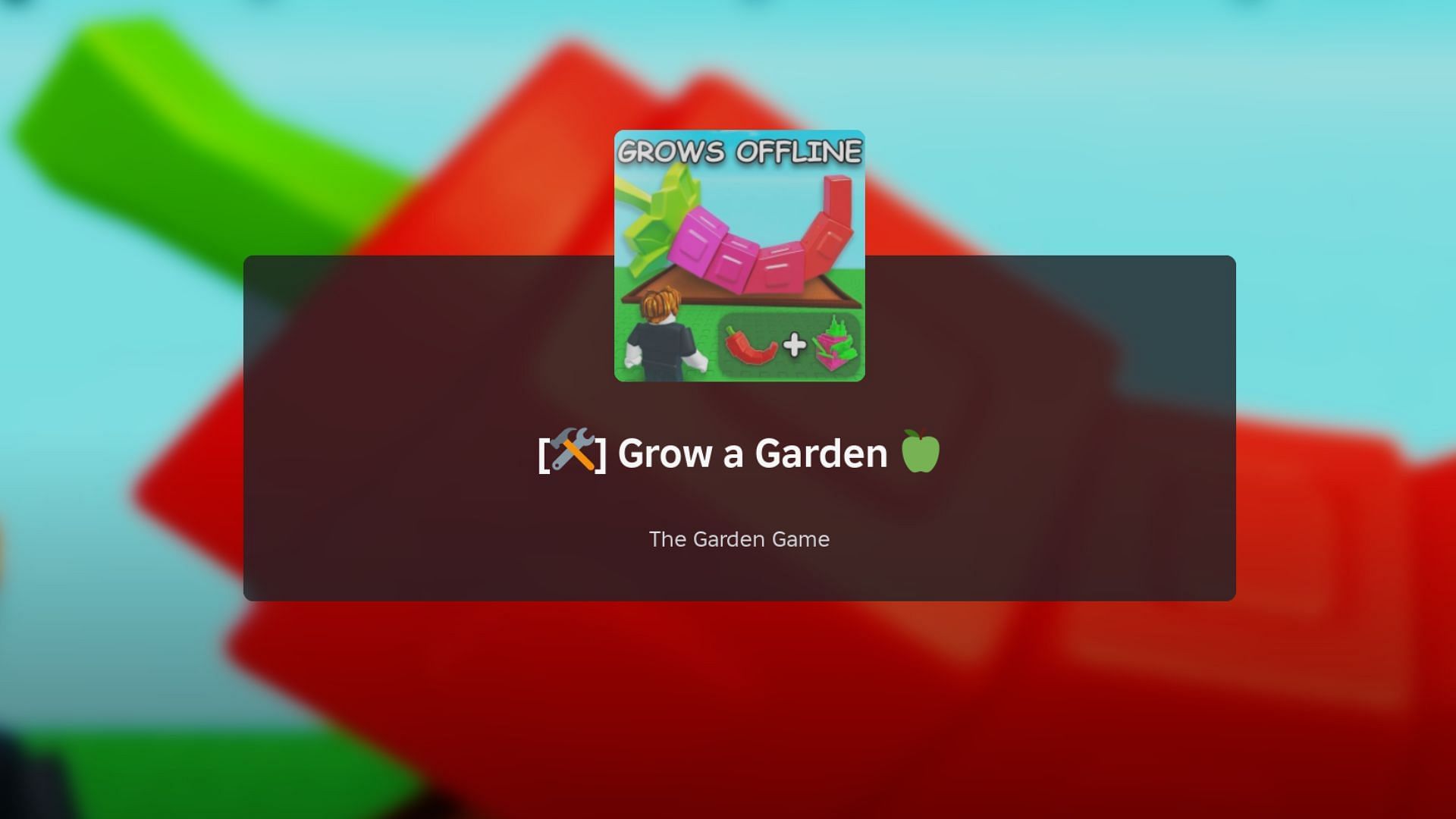 Grow a Garden loading screen