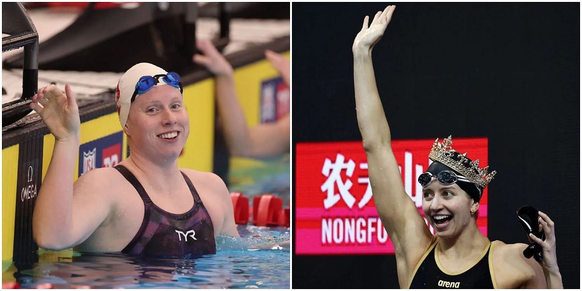 Lilly King and Kate Douglass