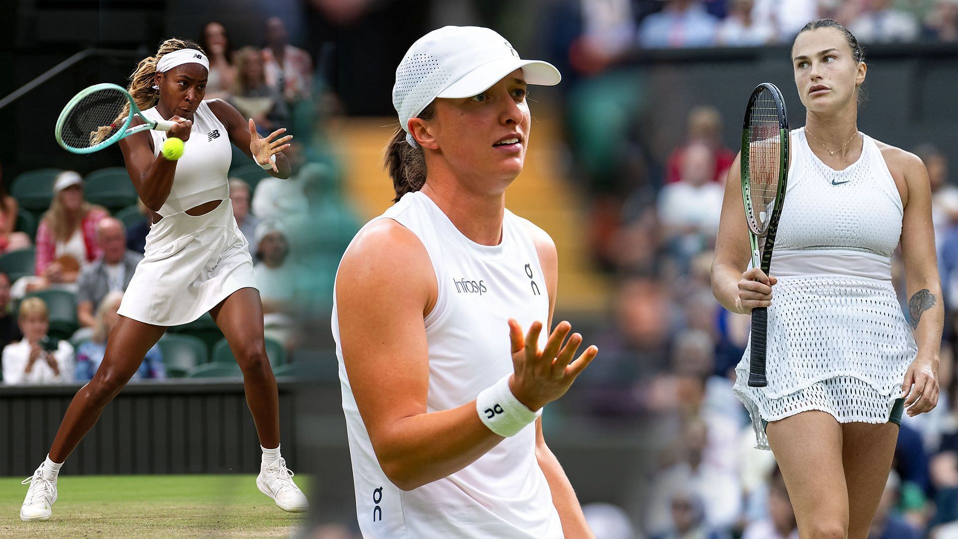 Taking a look at Coco Gauff, Iga Swiatek, and Aryna Sabalenka