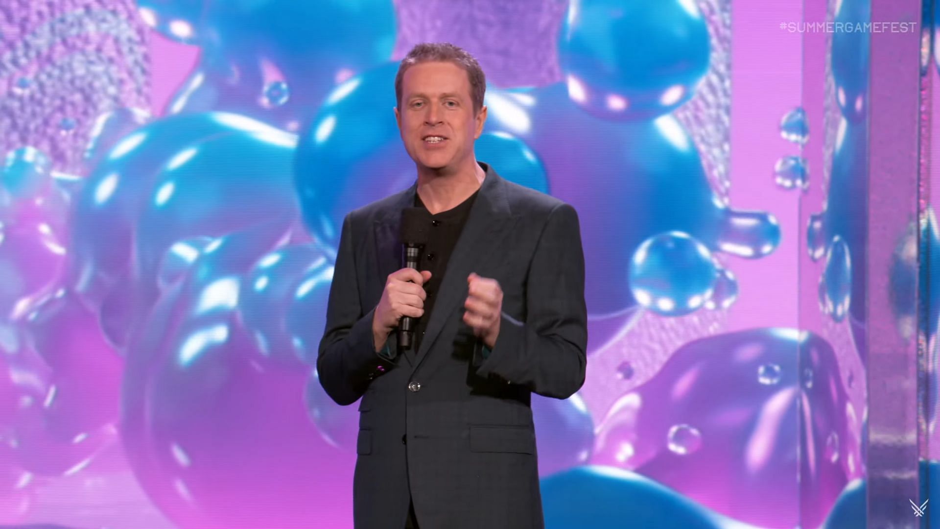 Geoff Keighley hosting SGF 2025 (Image via TGA)