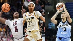 South Carolina's Joyce Edwards, Ayla McDowell and Kamilla Cardoso receive love from Golden State Valkyries star ahead of the 2025 FIBA AmeriCup