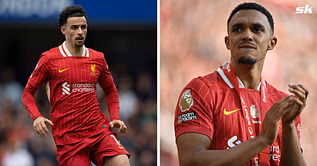 "He doesn't have it in his locker" - Curtis Jones aims cheeky dig at Alexander-Arnold after getting better of ex-Liverpool star in England training