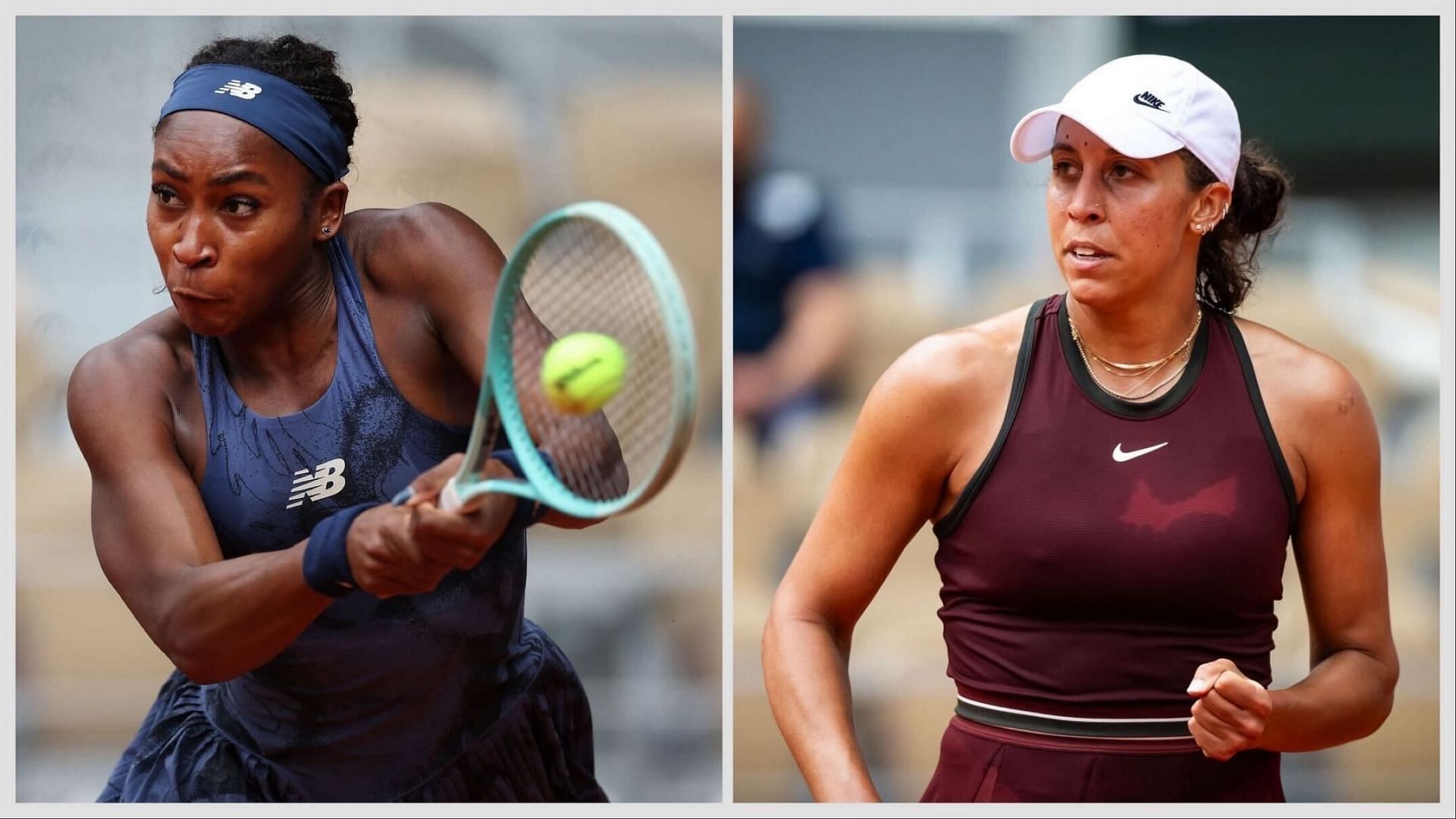 Coco Gauff vs Madison Keys is one of the quarterfinal matches at the French Open 2025. (Photos: Getty)