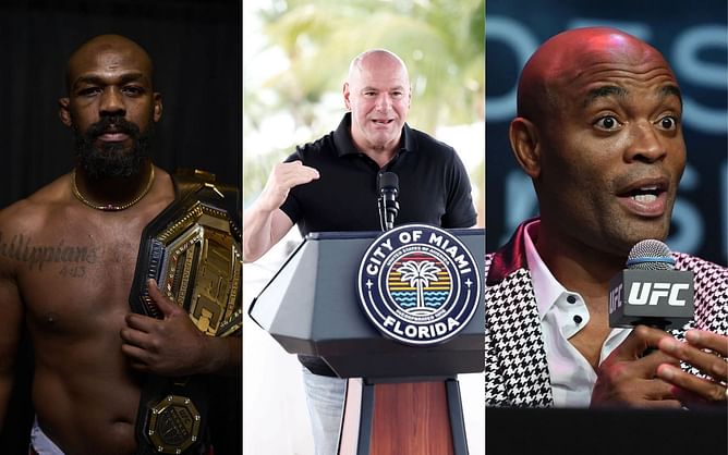 Dana White compares Jon Jones to Anderson Silva while addressing the UFC heavyweight title situation: "It's like dealing with artists"