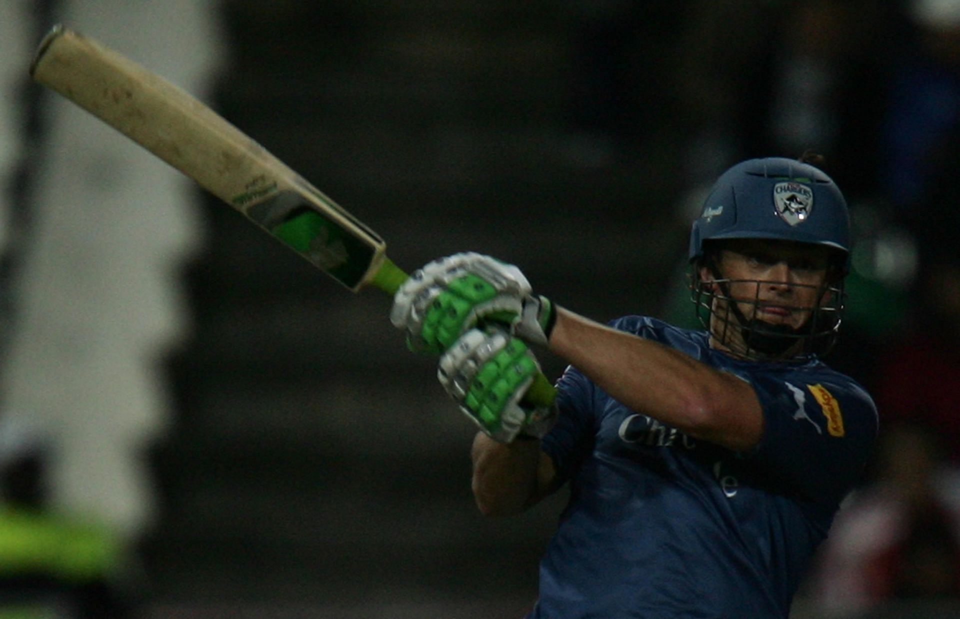 Adam Gilchrist batting for Deccan Chargers - Source: Getty