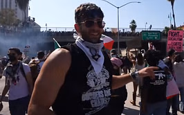 "That f**ked my hair up": HasanAbi reacts after witnessing alleged flashbangs during Los Angeles anti-ICE protests
