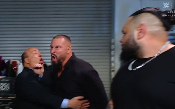 [WATCH] Bron Breakker nearly bites a retired 43-year-old star; Paul Heyman is forced to stop him