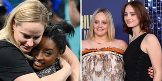 Simone Biles' former coach Cecile Landi reacts to daughter's impressive performance at French National Championships