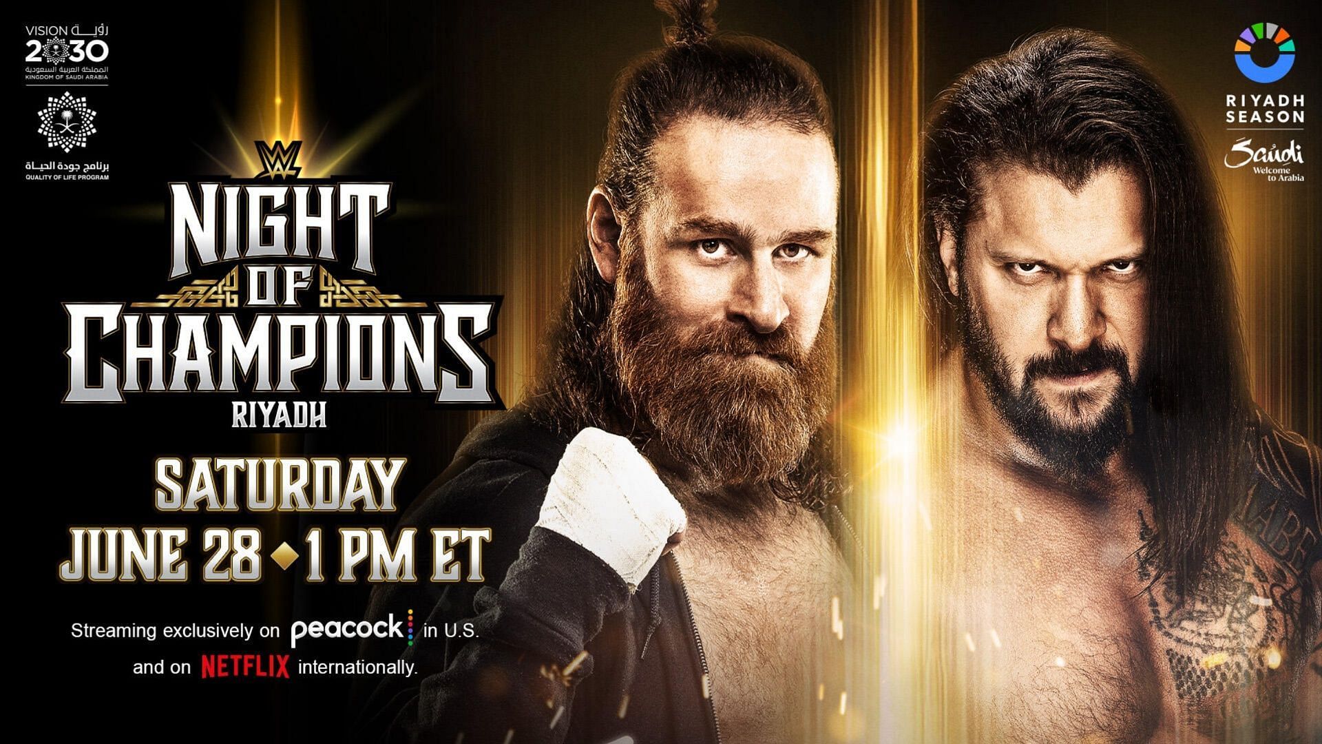 Sami Zayn vs Karrion Kross [Image Credits: wwe.com]