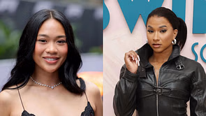 Suni Lee hypes up Jordan Chiles for stunning highlights in designer outfits