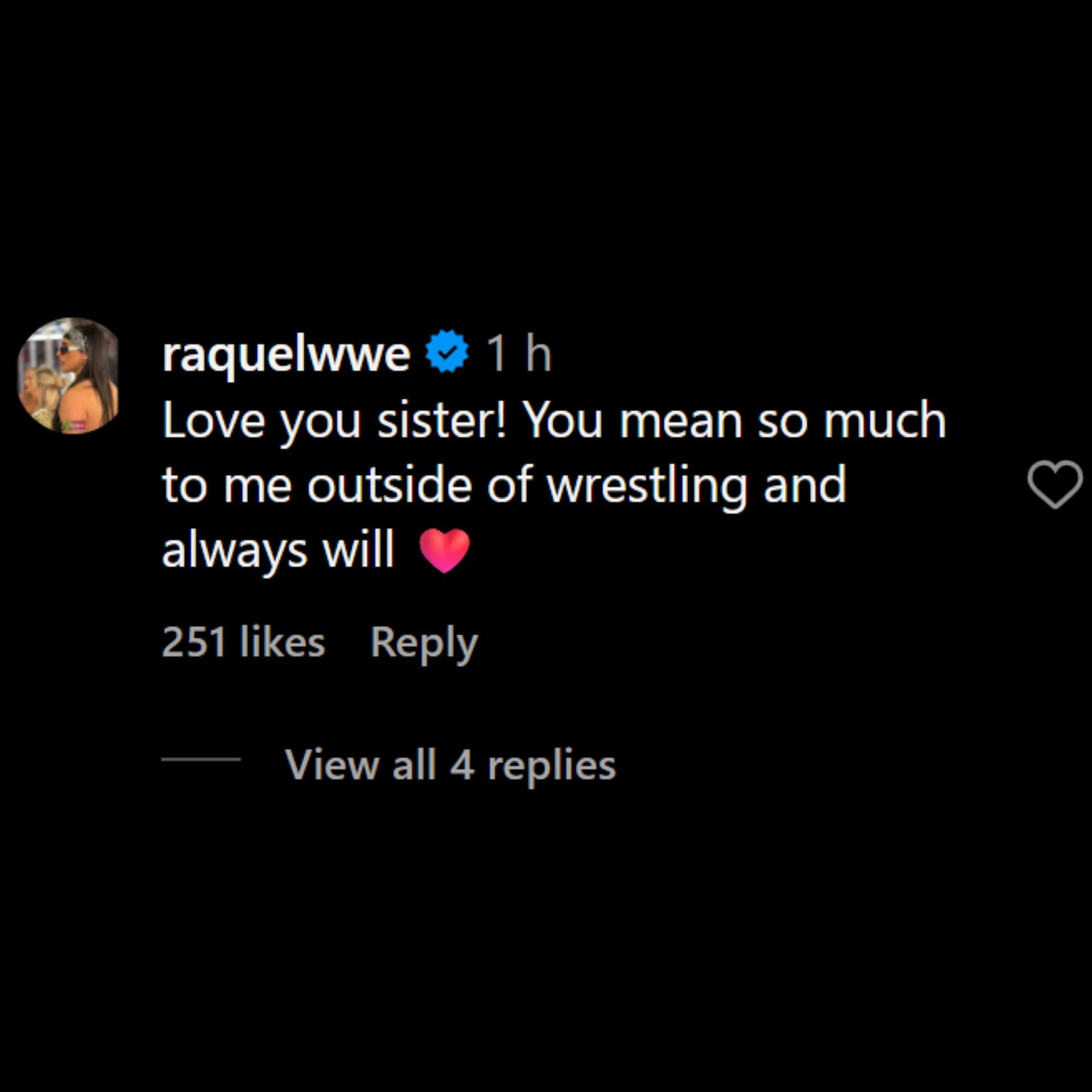 Raquel Rodriguez&#039;s message to Valhalla [Photo credits: Valhalla&#039;s Instagram account]