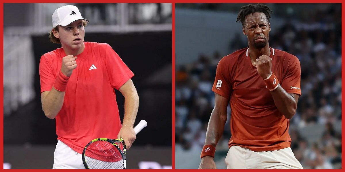 Alex Michelsen and Gael Monfils (Source: Getty)