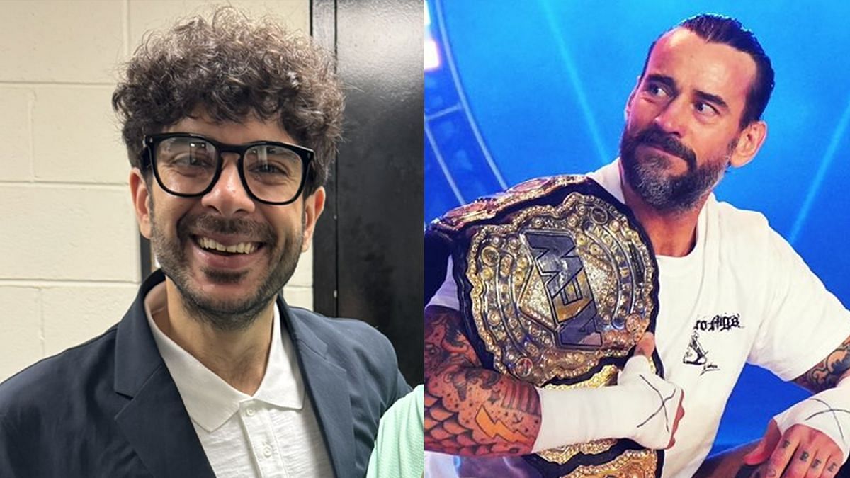 CM Punk worked for Tony Khan in AEW till 2023 (Images via CM Punk &amp; Tony Khan