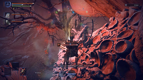 Top of the Scarlet Rot tree (Image via FromSoftware)