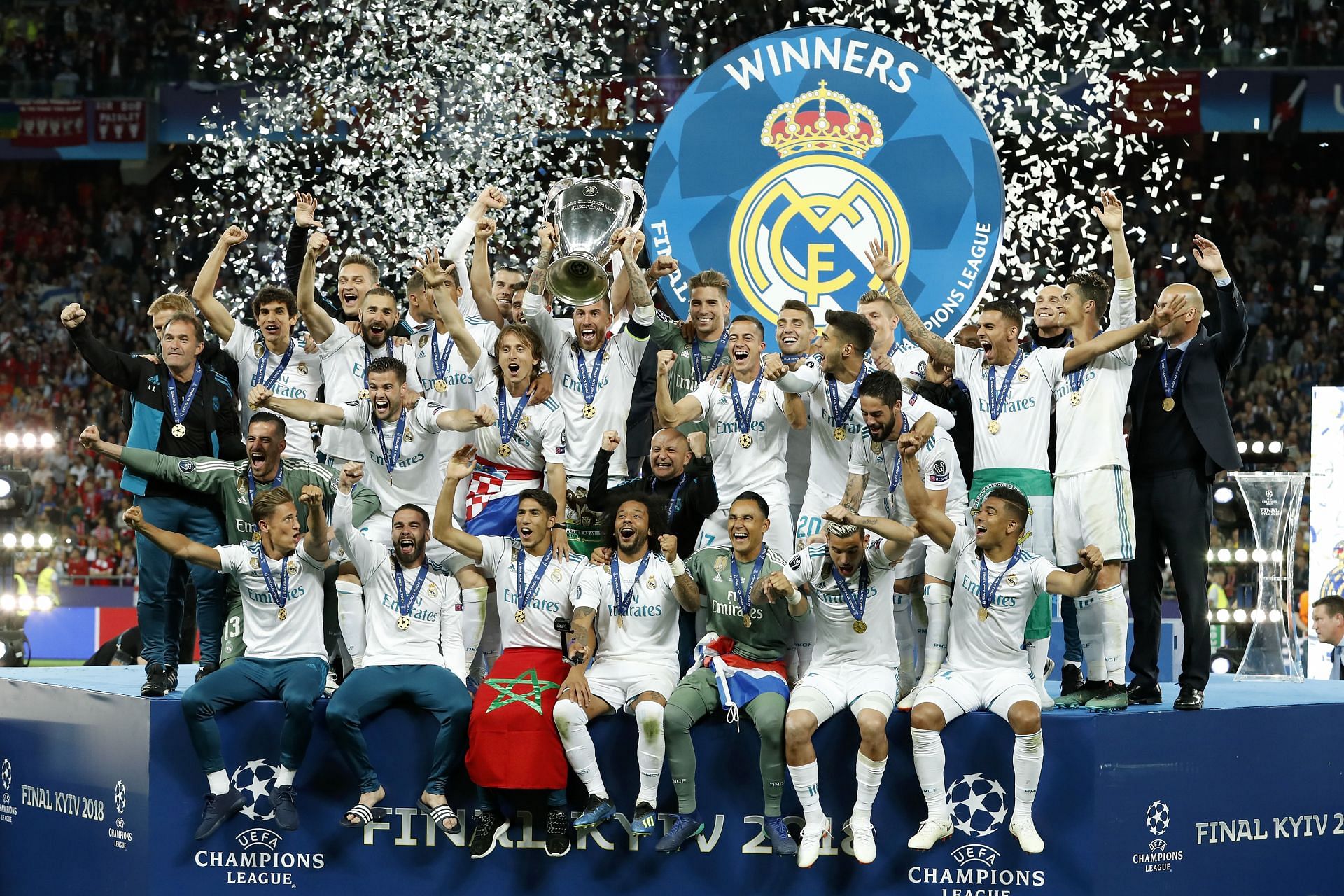 Real Madrid won the 2018 UEFA Champions Leaguem after beating Juventus in the quarter-finals.