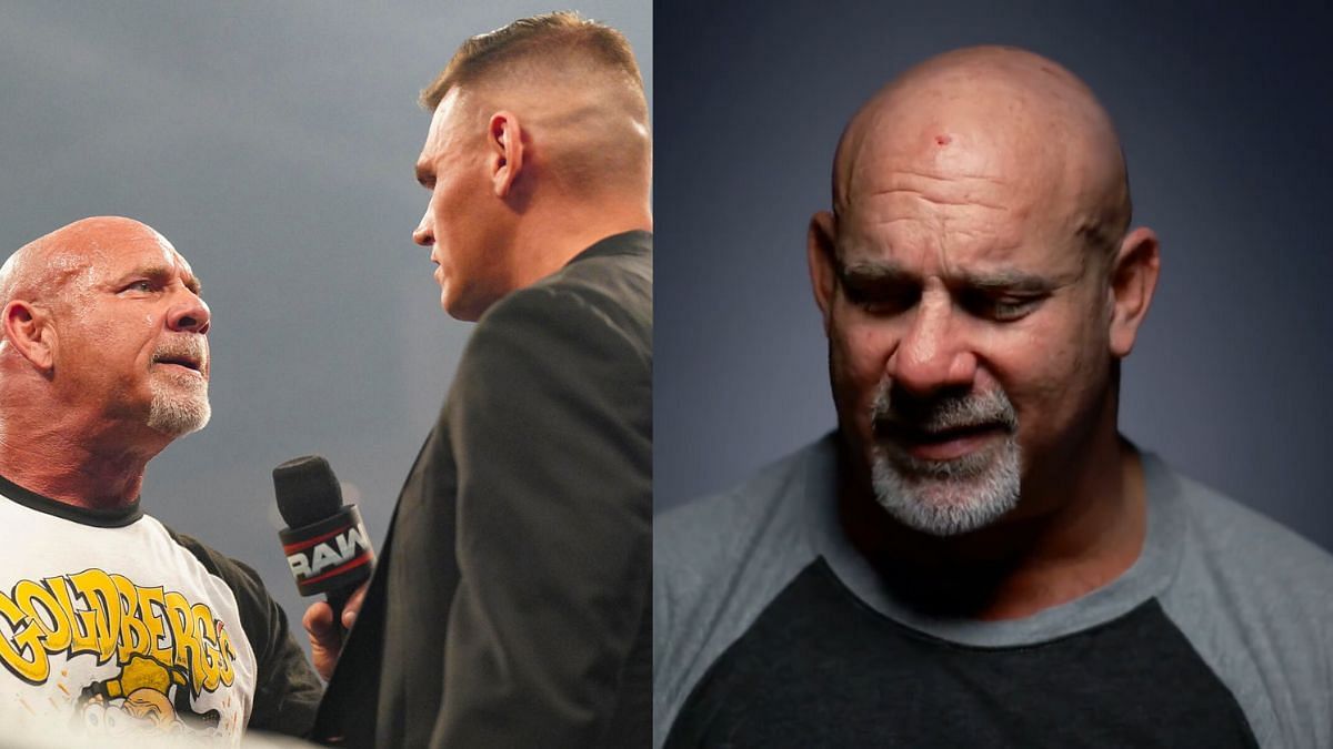 Goldberg and Gunther. [Images via WWE.com &amp; WWE