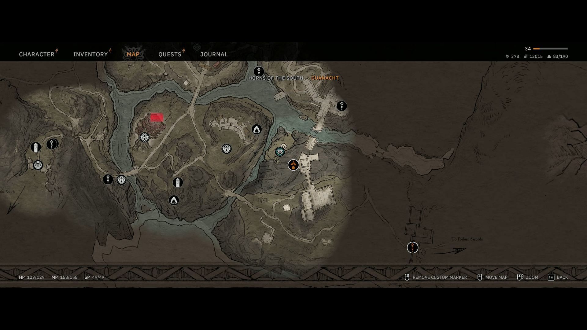 Whereabouts for the Tightening The Screws quest (Image via Awaken Realms || YouTube/Khayl_)