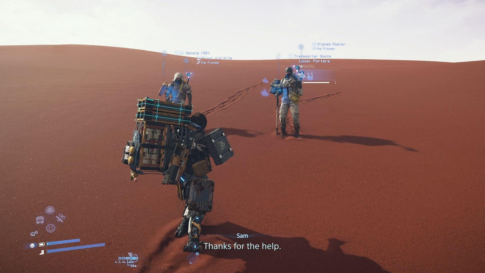 How to trade with local porters in Death Stranding 2