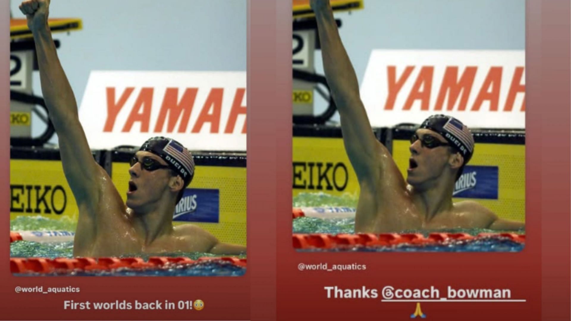 Screengrabs of Michael Phelps&#039; recent Instagram stories [Image Source : Michael Phelps&#039; Instagram]