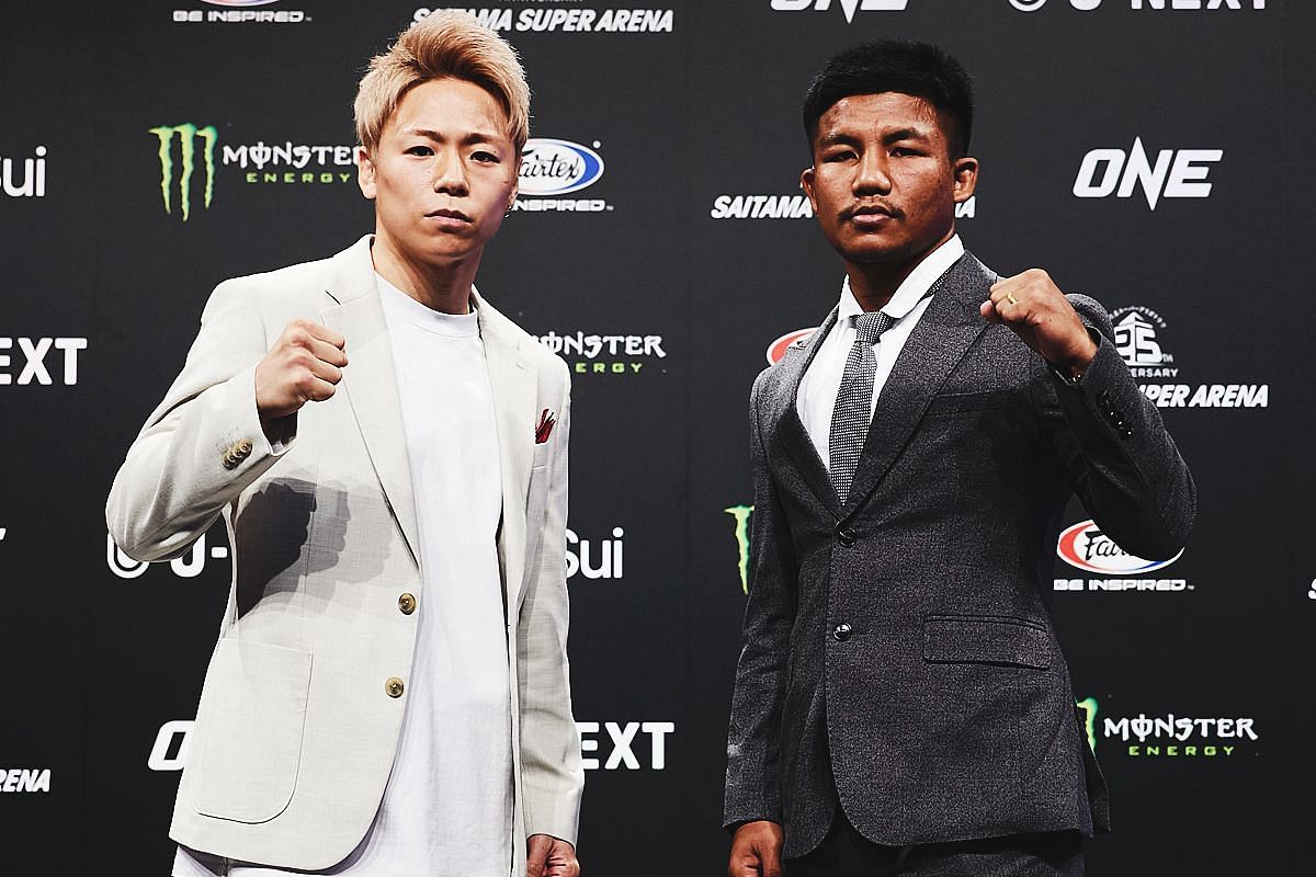 Takeru (left) and Rodtang (right). [Photo from ONE Championship]