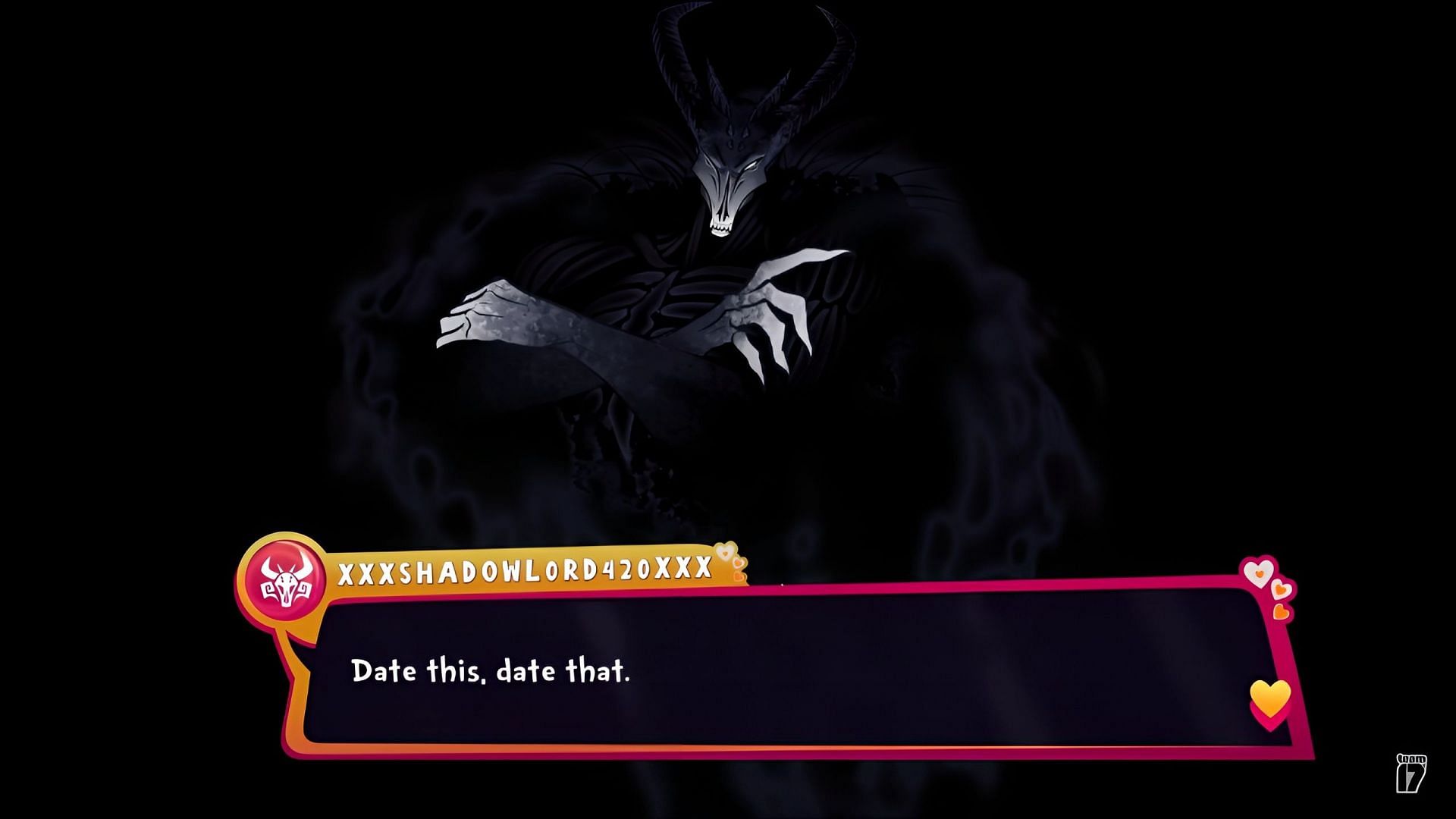 Feed Shadowlord&#039;s ego to win him over (Image via Team17)