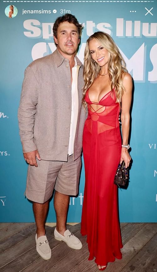 Jena Sims's Instagram story